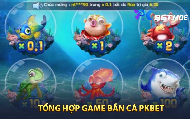 Tổng hợp những sảnh game trong tựa game bắn cá PKbet