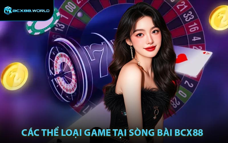 Các thể loại game được yêu thích nhất sòng bài BCX88